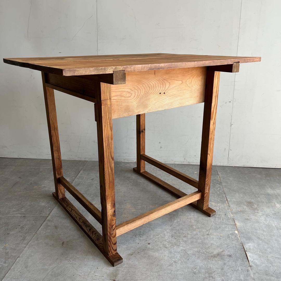 アンティーク 平机 テーブル 無垢材 デスク z484