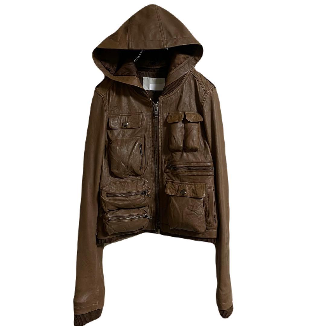 gimmick leather jacket レザー ジャケット goa lgb - メルカリ