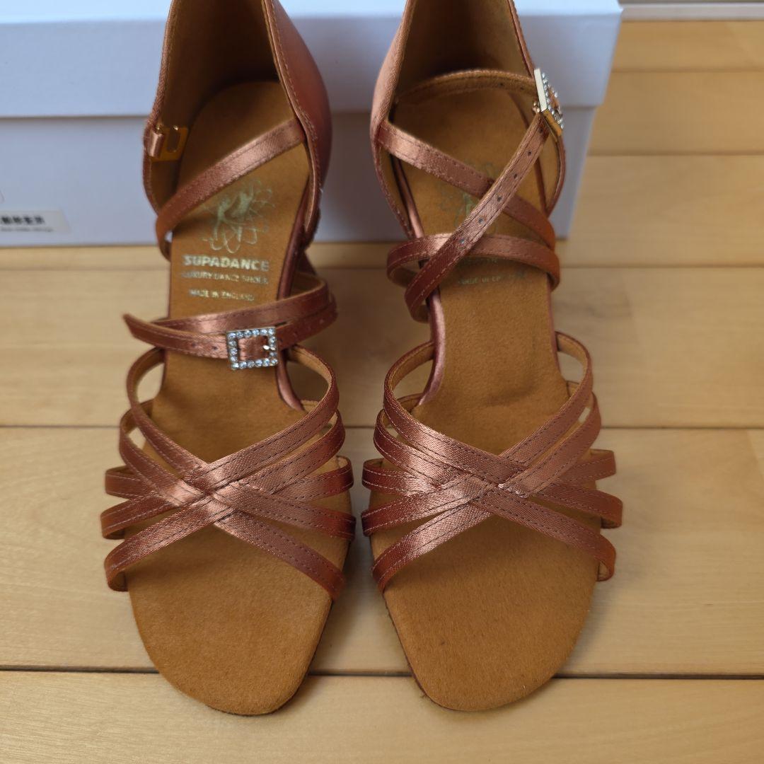 SUPADANCE ブロンズ ストラップラテンサンダル 2½