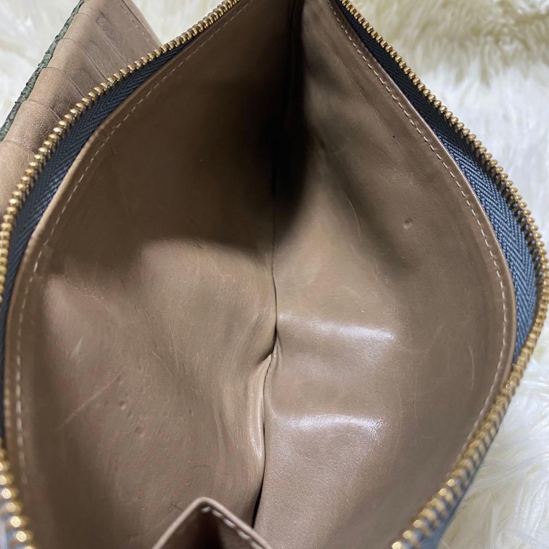 【良品✨】genten パイソン ヘビ革 ＋　カルティエポーチ