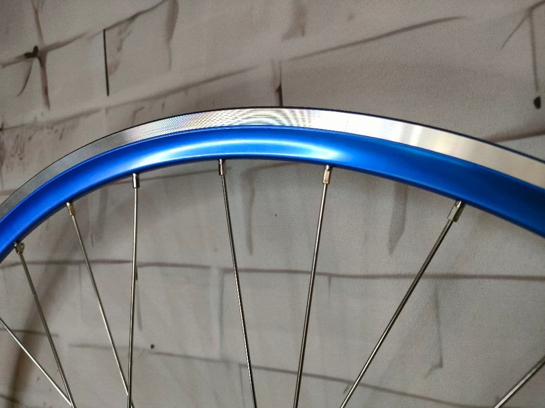 ピスト 競輪 700C ホイール 車輪 X-KEYMET(KINLIN) ブルー - メルカリ