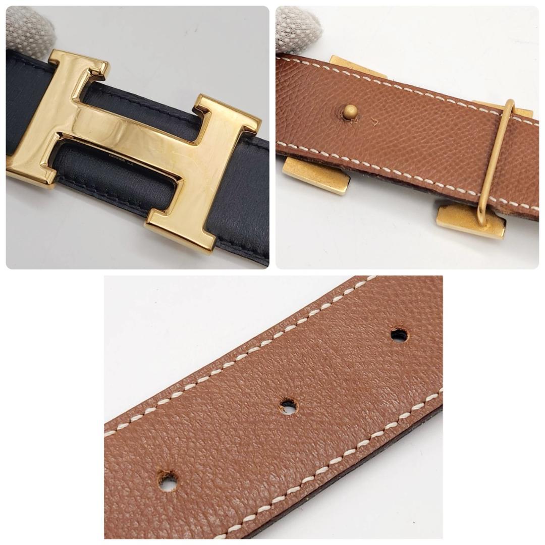 エルメス リバーシブルベルト《コンスタンス》85 H金具 メンズ レディース