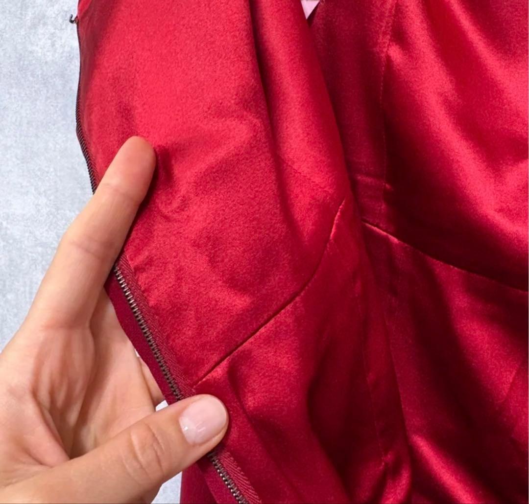 DOLCE & GABBANA 赤 ミニドレス 50-52 IT - メルカリ