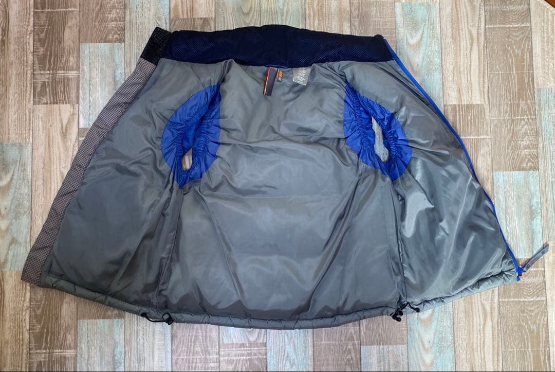 希少ALPHANUMERIC ダウンベスト ブルー グレー　メンズ　レディース