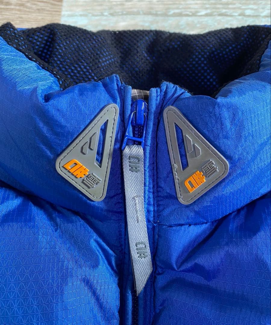 希少ALPHANUMERIC ダウンベスト ブルー グレー　メンズ　レディース