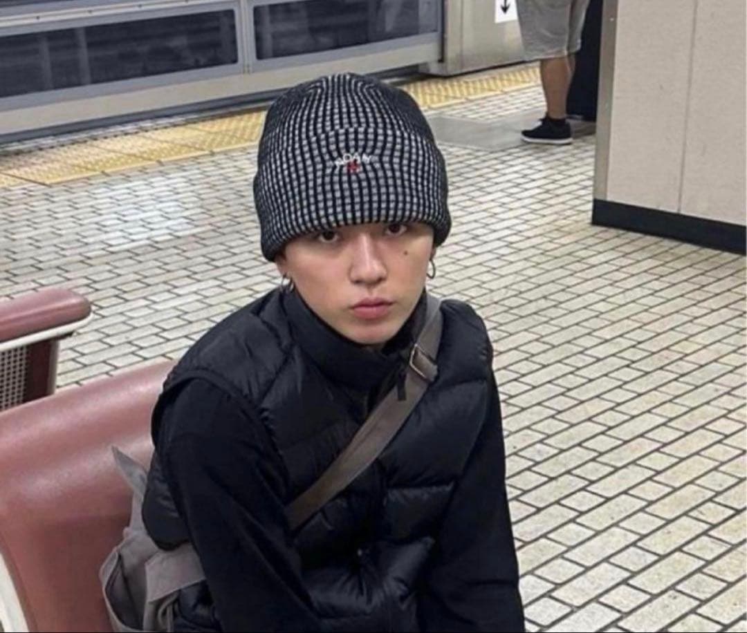 25AW NOAH ビーニー ニット帽 black かつき着用 - メルカリ