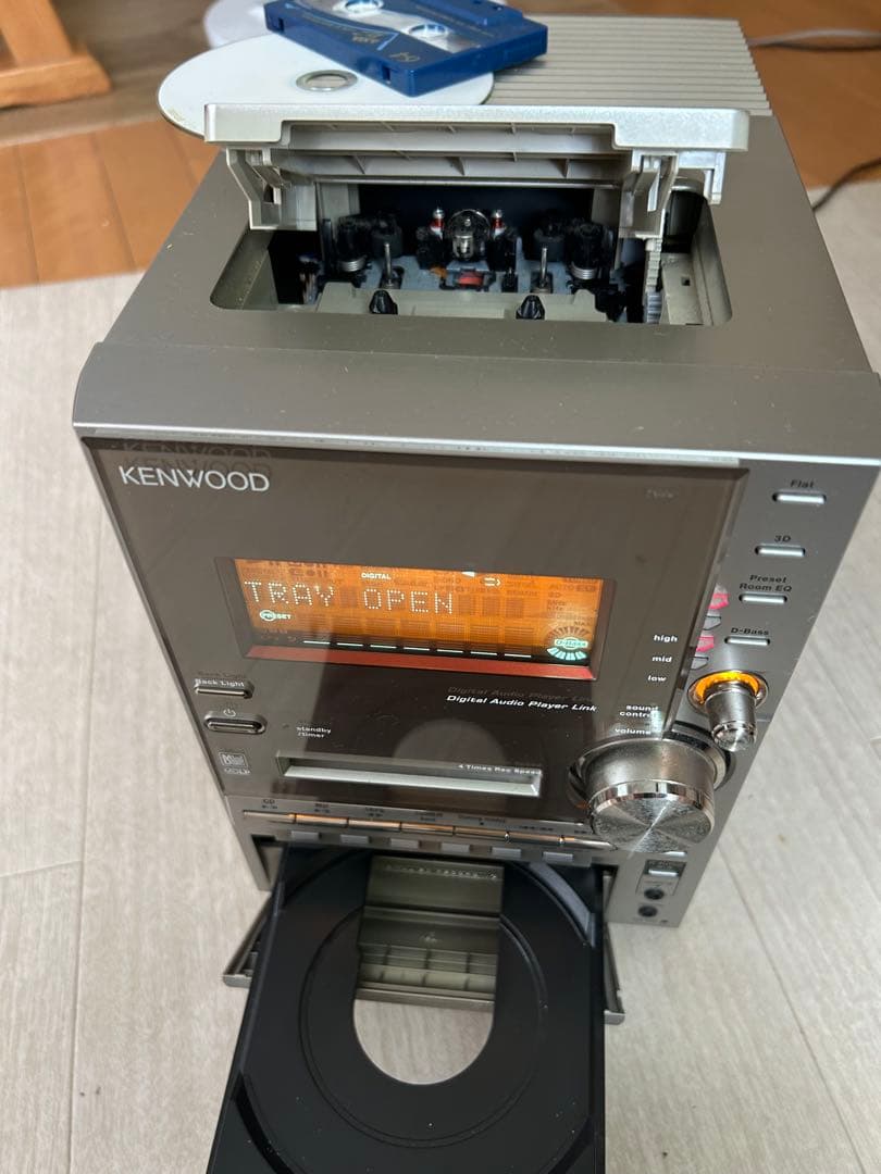 KENWOOD RX D -SJ3M D CD/MD/カセットミニコンポ