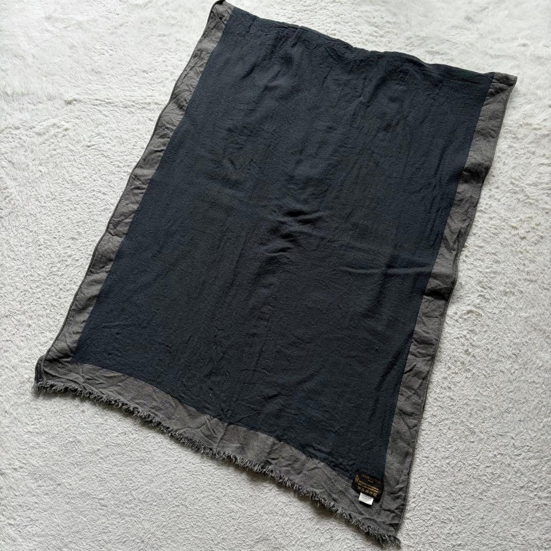 LOUIS VUITTON 大判ストール ブランドロゴ ウールカシミヤ ベージュ