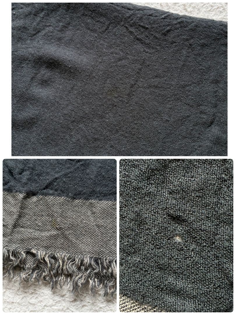 LOUIS VUITTON 大判ストール ブランドロゴ ウールカシミヤ ベージュ