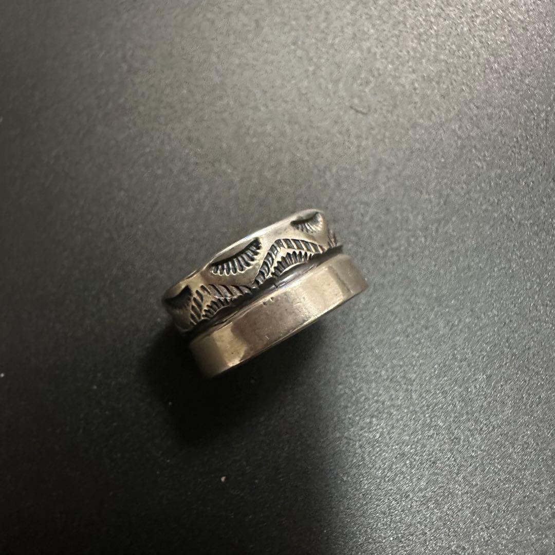 Navajo Henry Mariano スタンプワーク リング20号