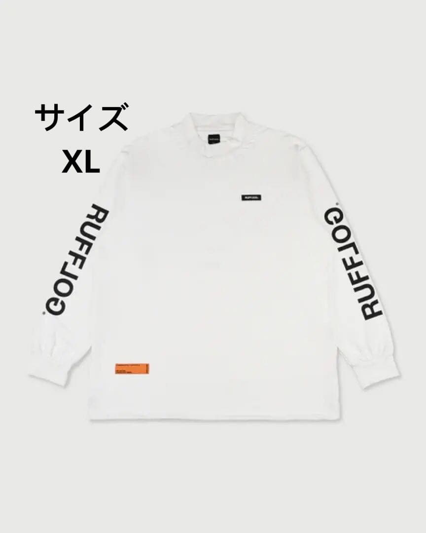 ラフロッグ DUAL SLEEVE LOGO L/S MOCK NECK ラフロッグ DUAL LOGO L/S