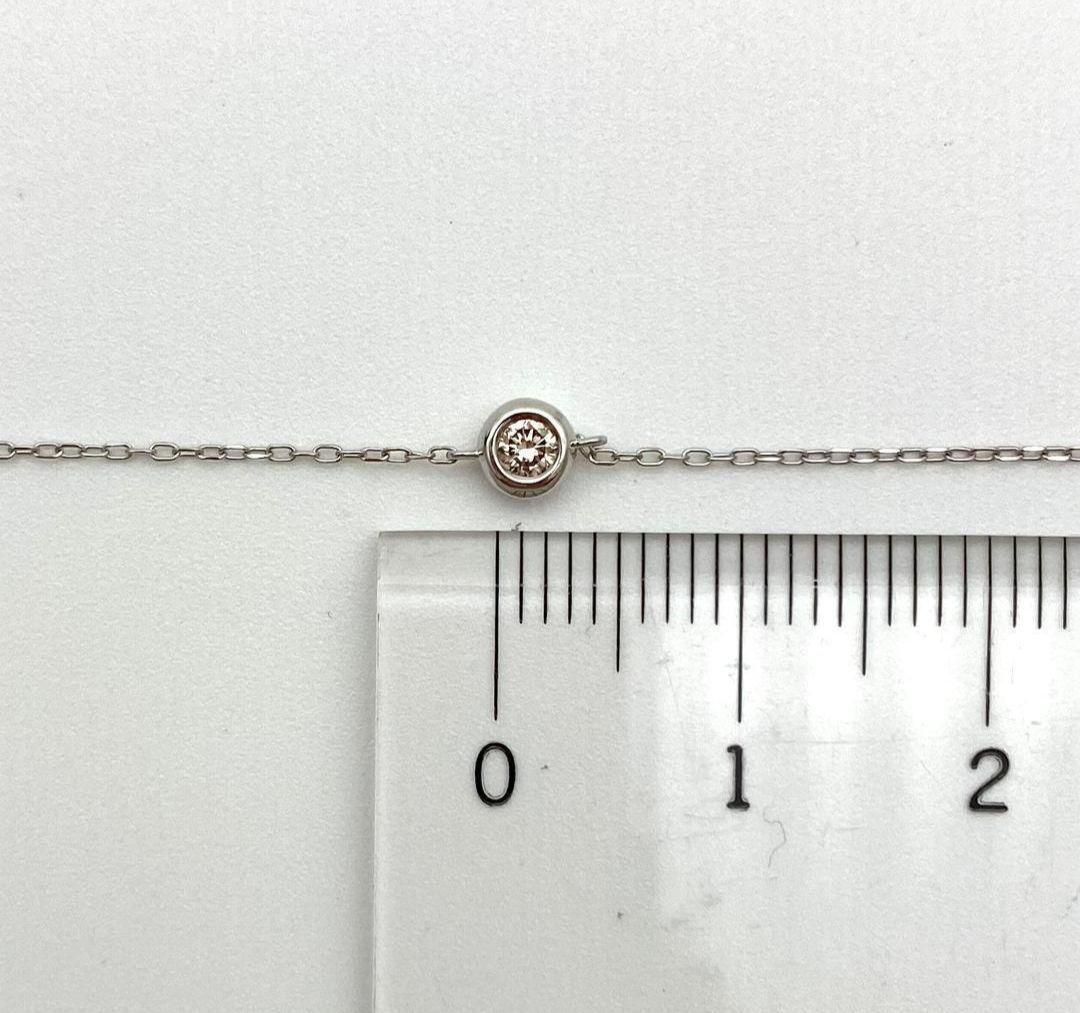 た*え様 pt850 ダイヤモンド0.2カラットブレスレット　アンクレットにも万