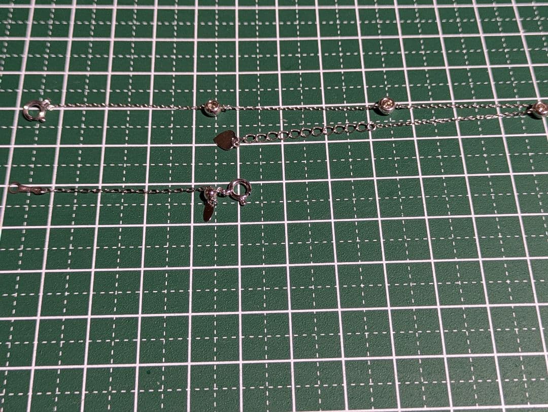た*え様 pt850 ダイヤモンド0.2カラットブレスレット　アンクレットにも万