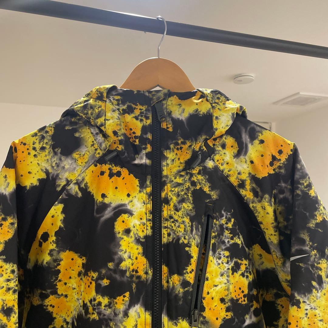 NIKE nike スノーボード用ウェア 黒・黄色・グレー カモフラージュ