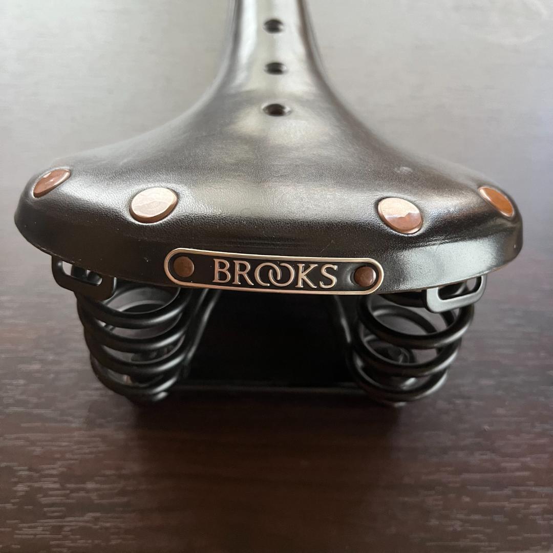 BROOKS レザーサドル スプリング付き