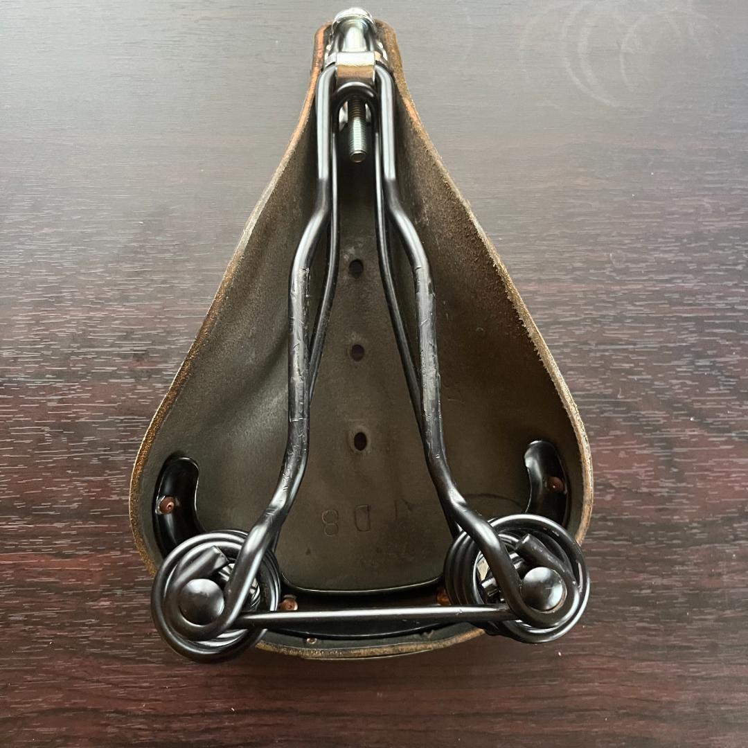 BROOKS レザーサドル スプリング付き