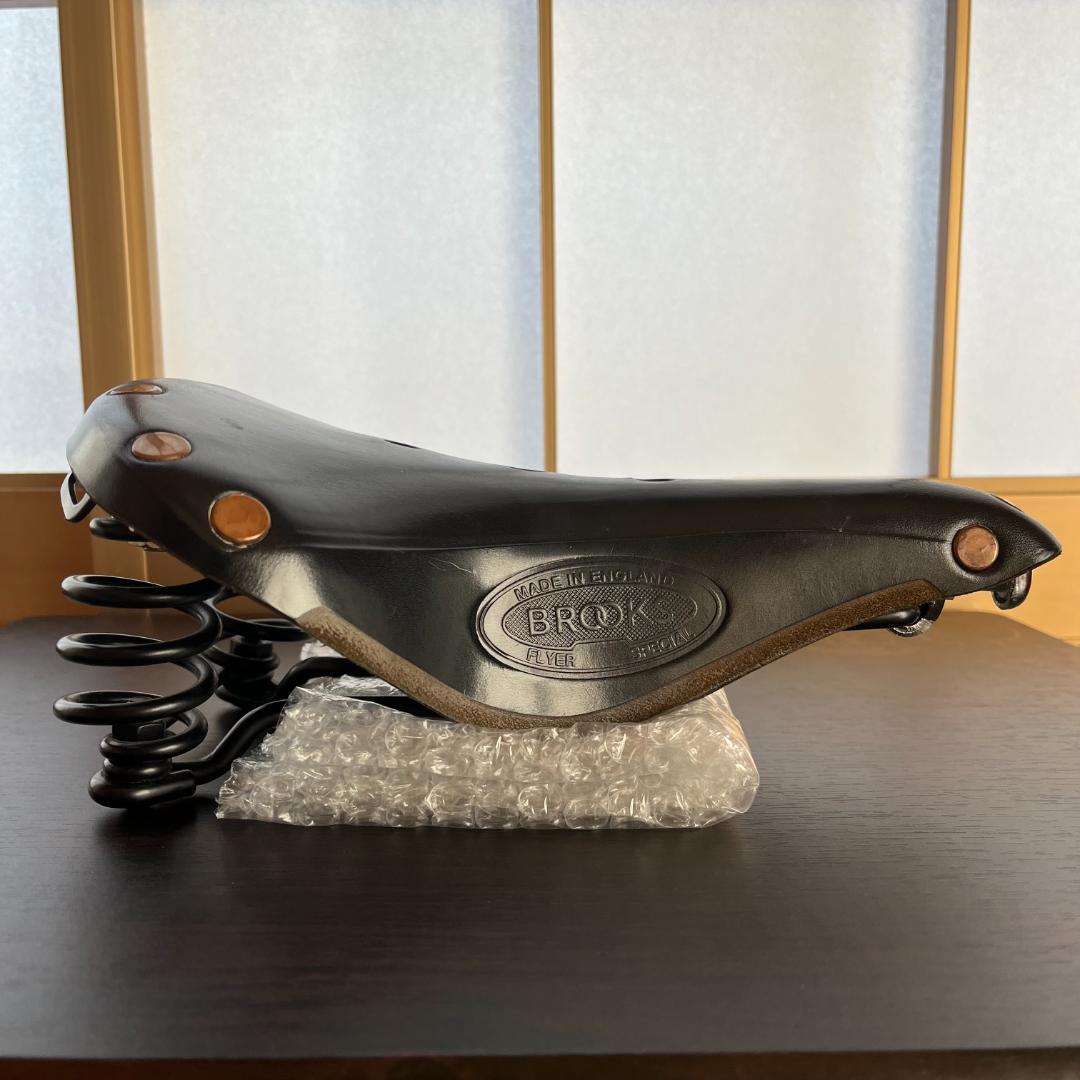 BROOKS レザーサドル スプリング付き