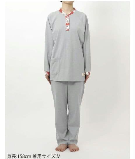 新品タグ付き ワコール AVOCA パジャマ ルームウェア グレー L