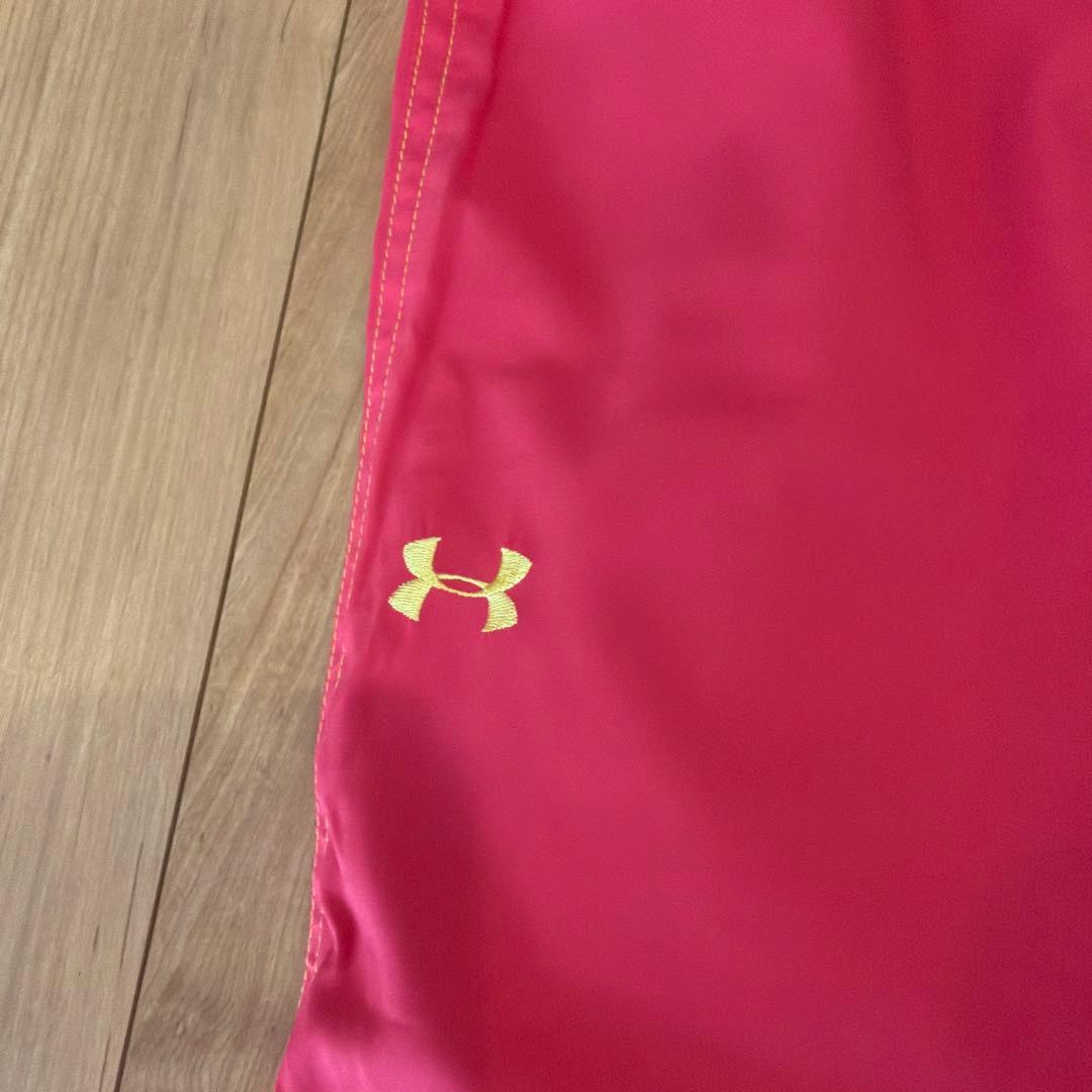 新品未使用　under armour ストレートパンツ ピンク　XL