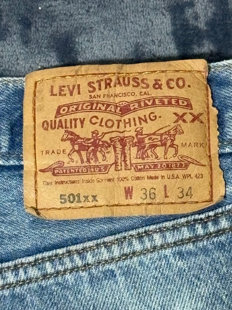 Levi's 501XX USA製 524刻印 赤耳 W36 L34 - メルカリ