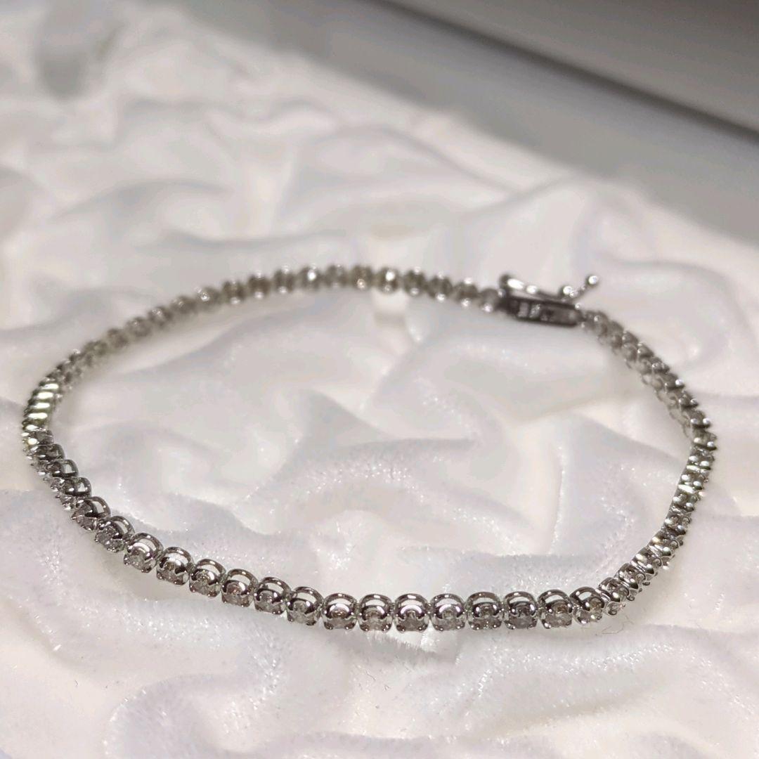 ハワイラブダイヤモンドブレスレット 2.00ct K18 358