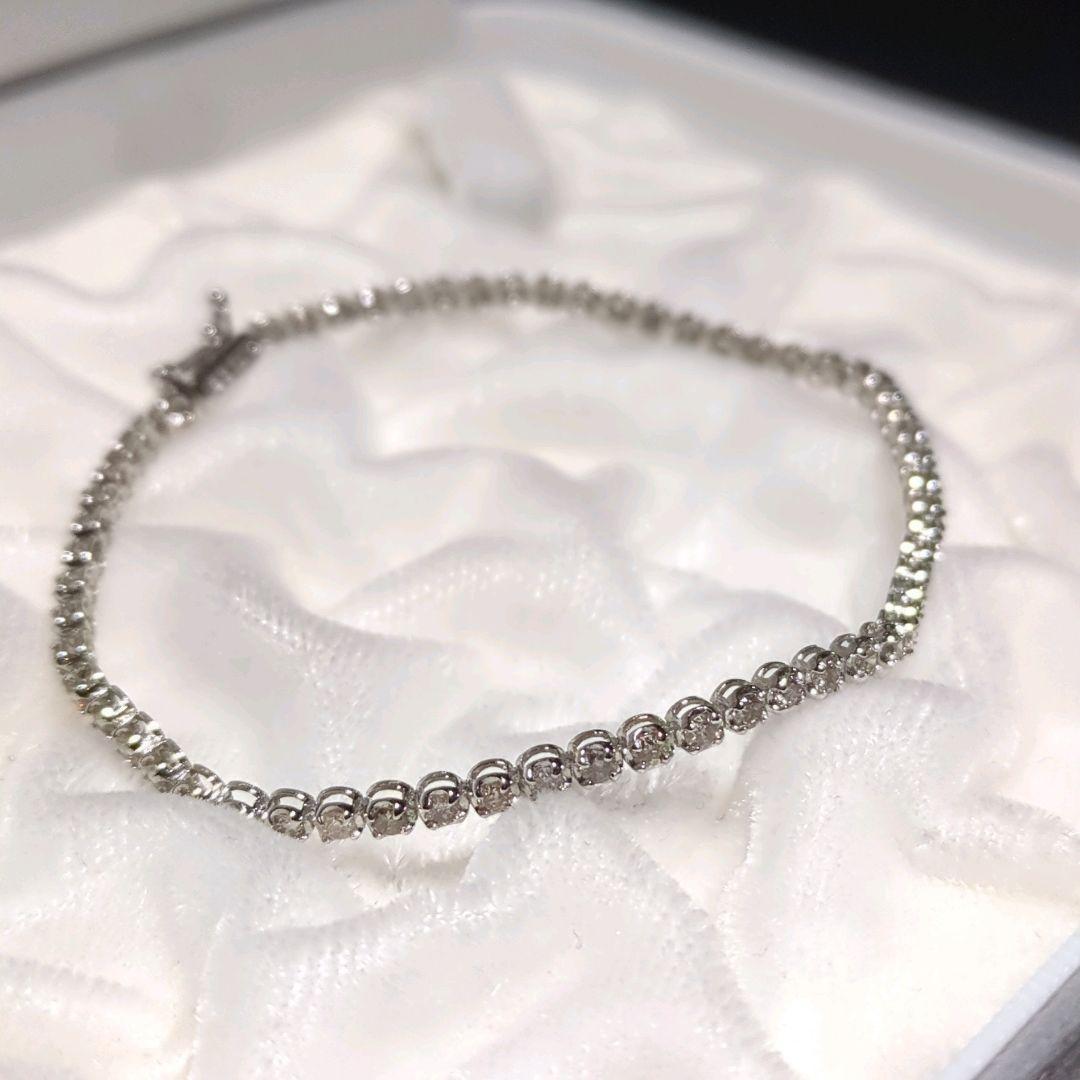 ハワイラブダイヤモンドブレスレット 2.00ct K18 358