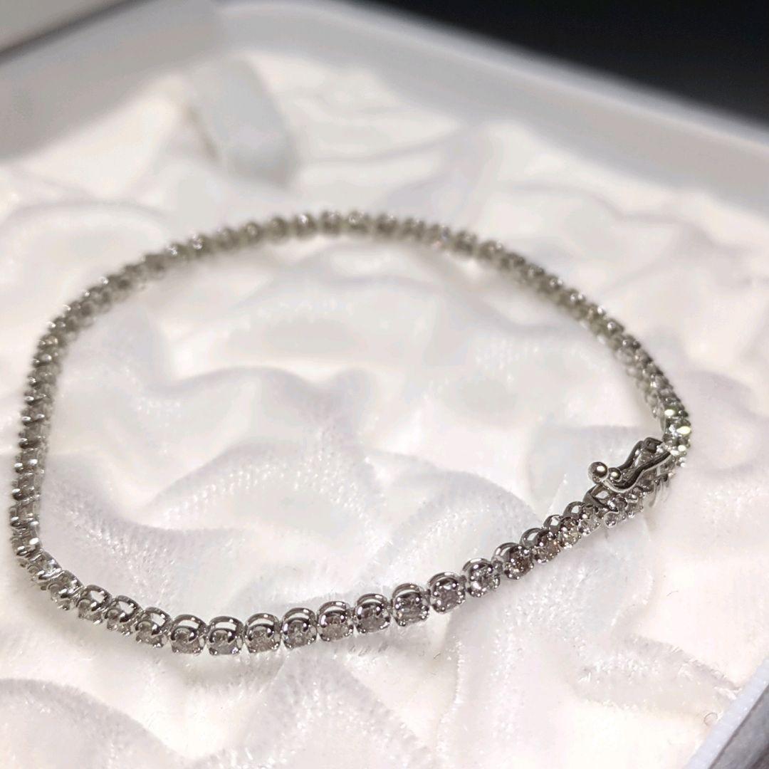 ハワイラブダイヤモンドブレスレット 2.00ct K18 358