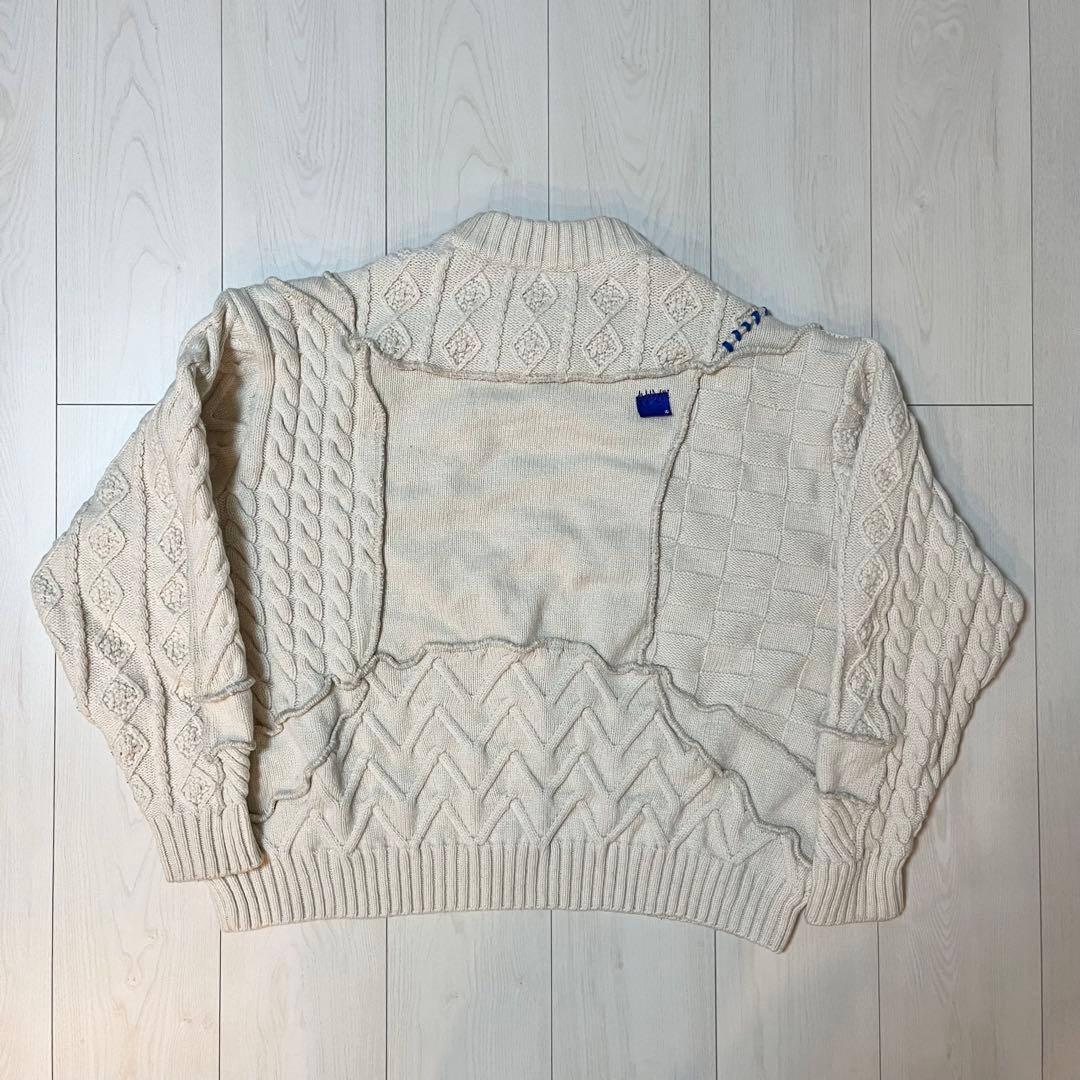 【ADERERROR×ZARA】 パッチワーク オーバーサイズ ニット