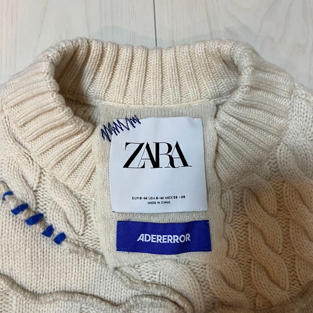 【ADERERROR×ZARA】 パッチワーク オーバーサイズ ニット