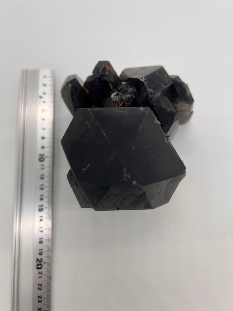 【週末限定値引き中】モリオン原石 スモーキークォーツ 黒水晶 クラスター 2kg