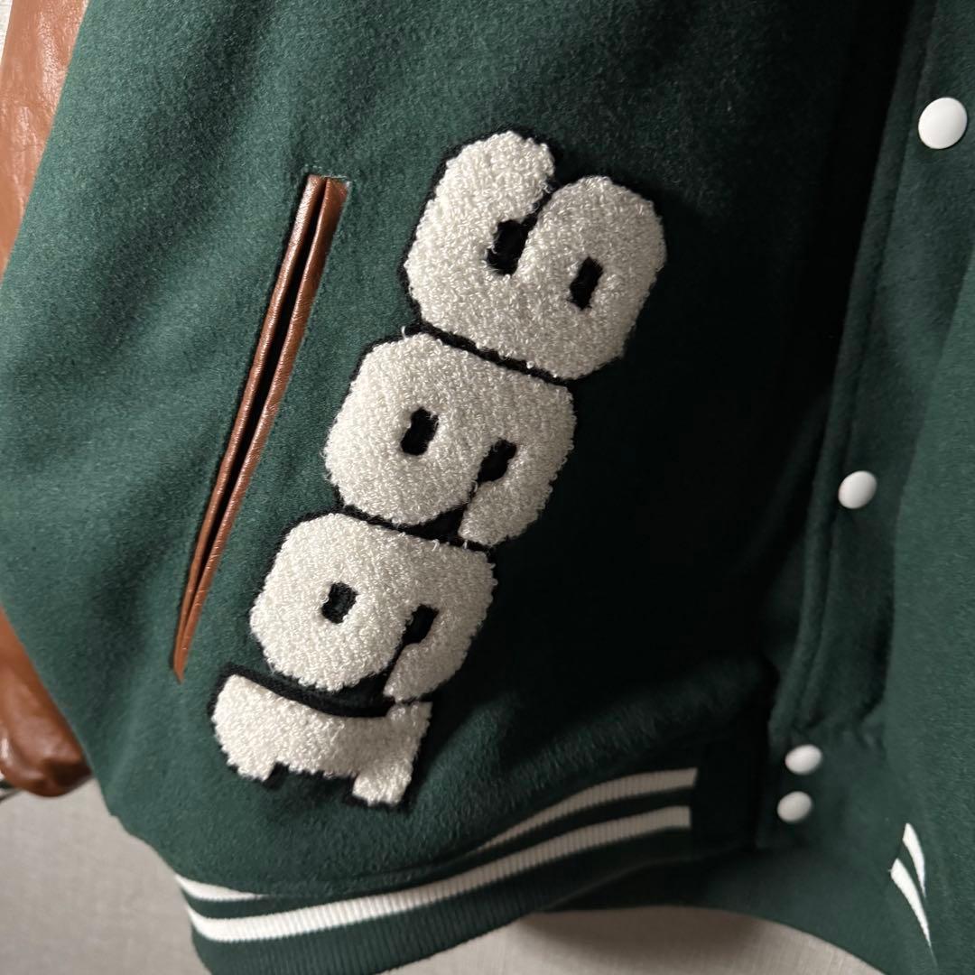 配色最高★GALFY ガルフィ スタジャン フルデコ パイル地 バック刺繍 XL