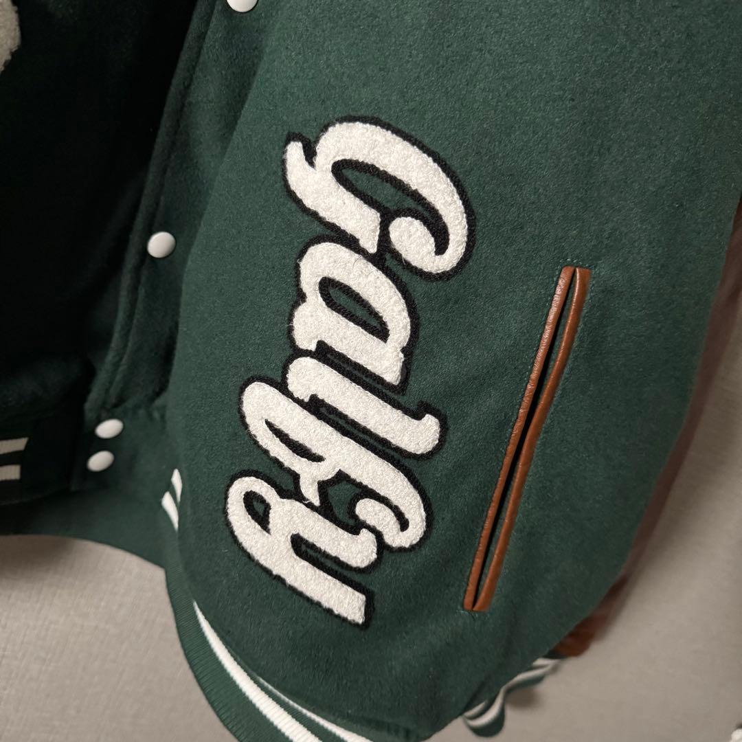 配色最高★GALFY ガルフィ スタジャン フルデコ パイル地 バック刺繍 XL