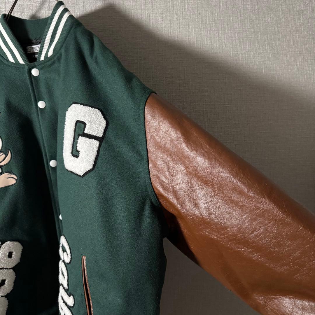 配色最高★GALFY ガルフィ スタジャン フルデコ パイル地 バック刺繍 XL