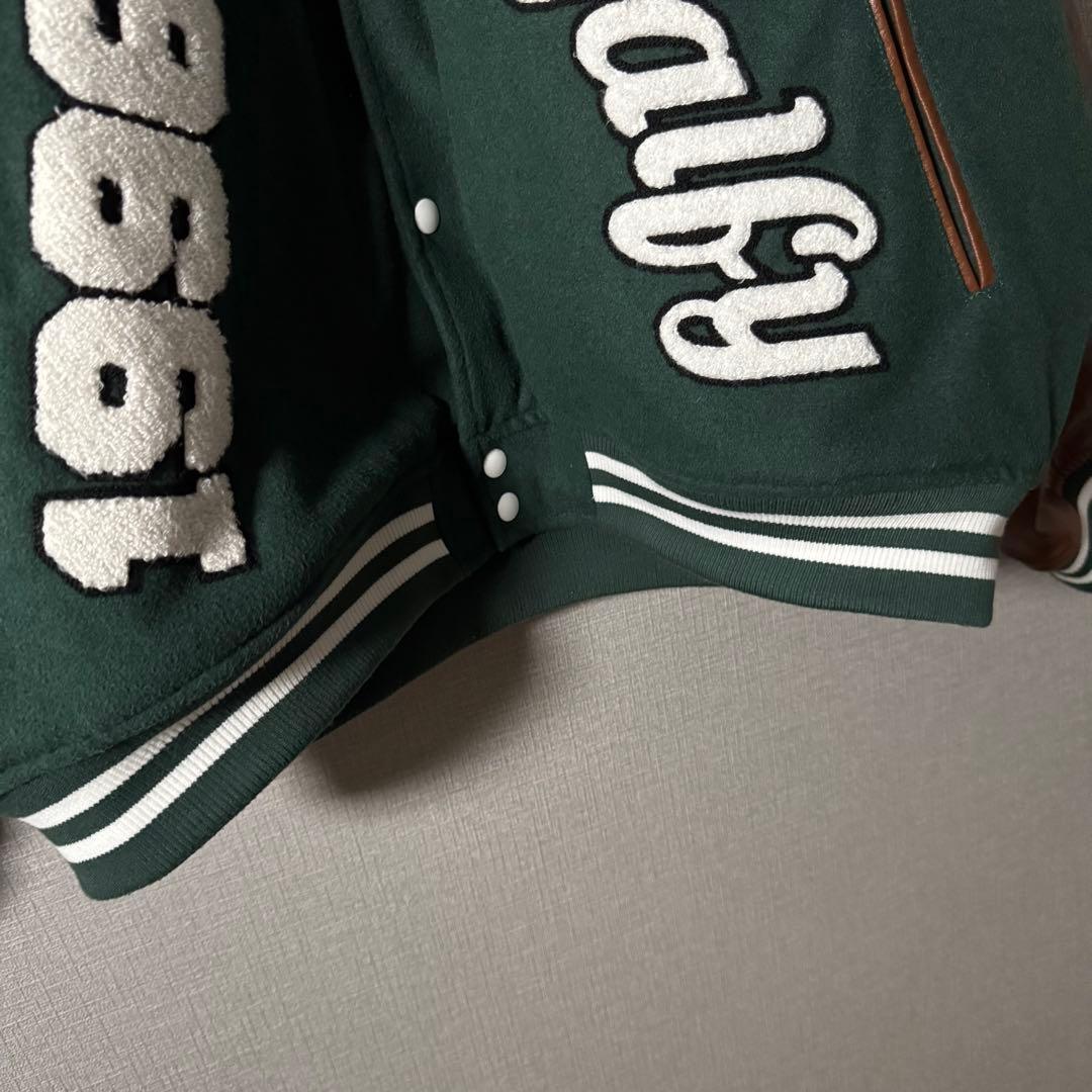 配色最高★GALFY ガルフィ スタジャン フルデコ パイル地 バック刺繍 XL