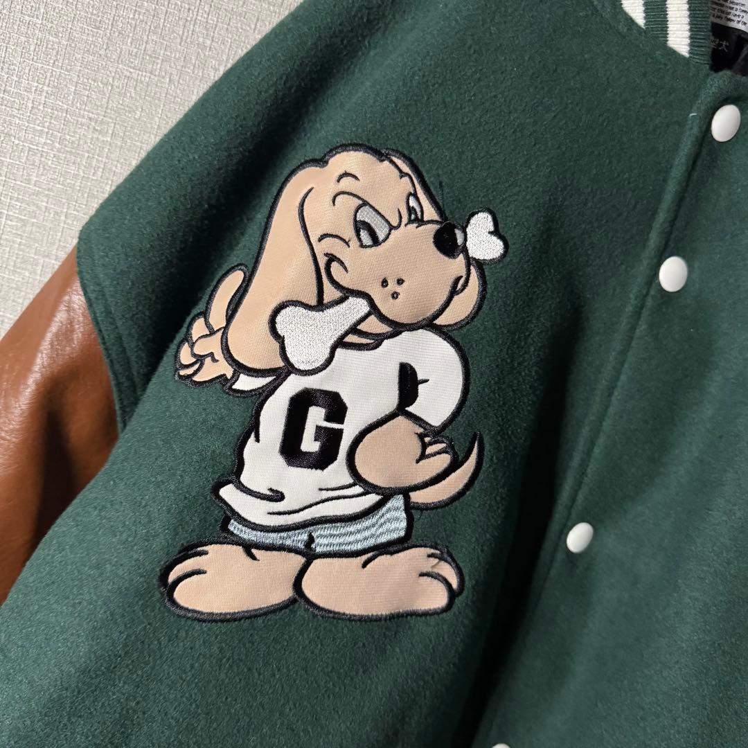 配色最高★GALFY ガルフィ スタジャン フルデコ パイル地 バック刺繍 XL