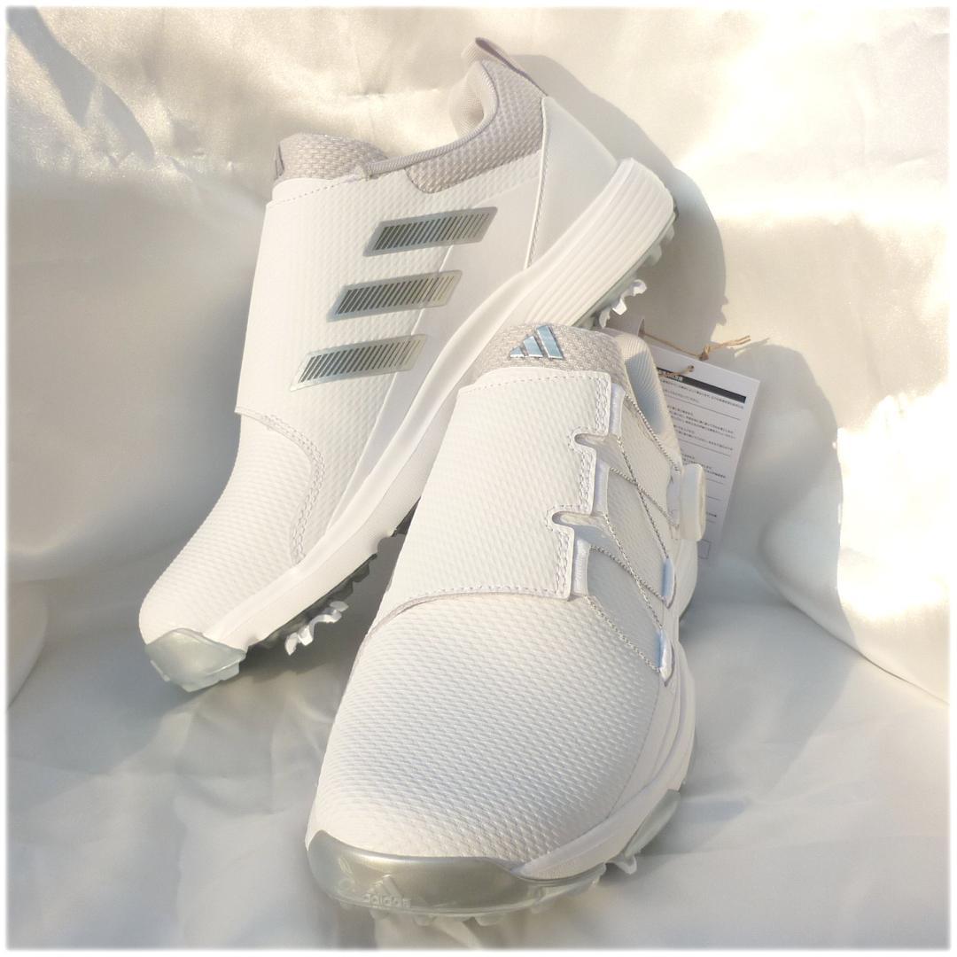 新品26cmアディダスゴルフ 白ゴルフシューズ POWERFADE BOA