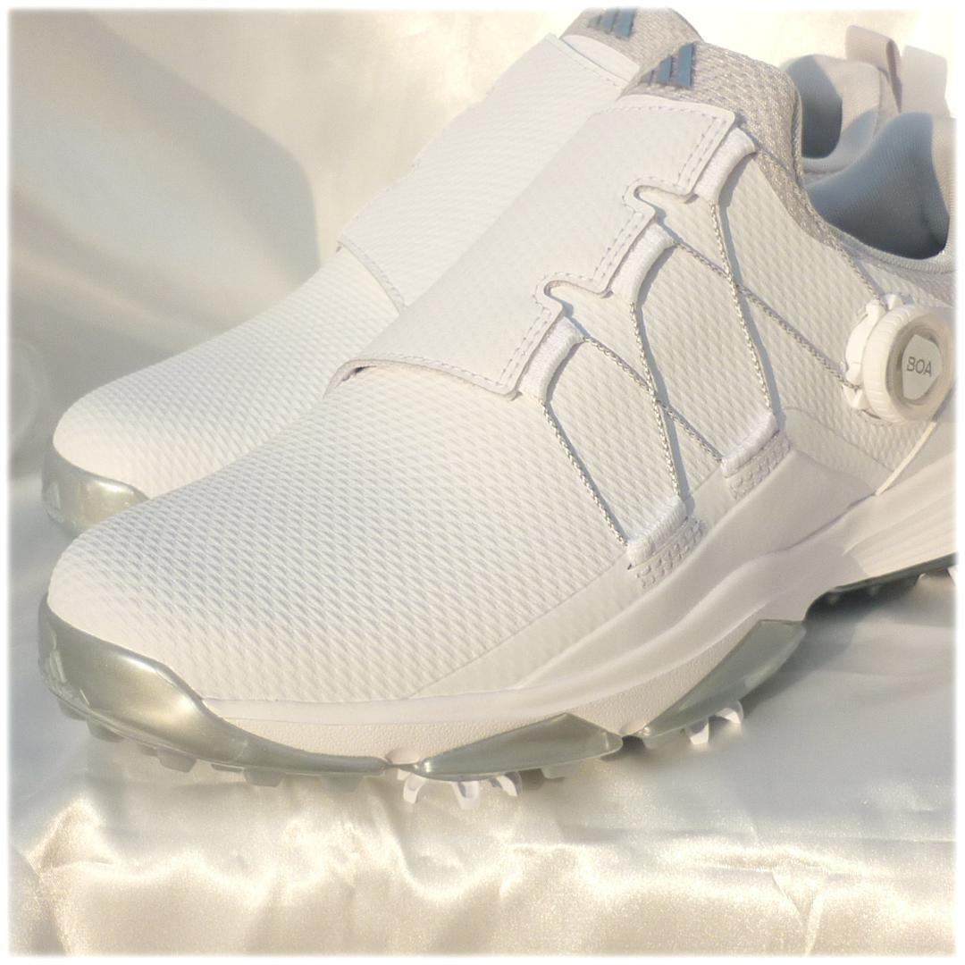 新品26cmアディダスゴルフ 白ゴルフシューズ POWERFADE BOA