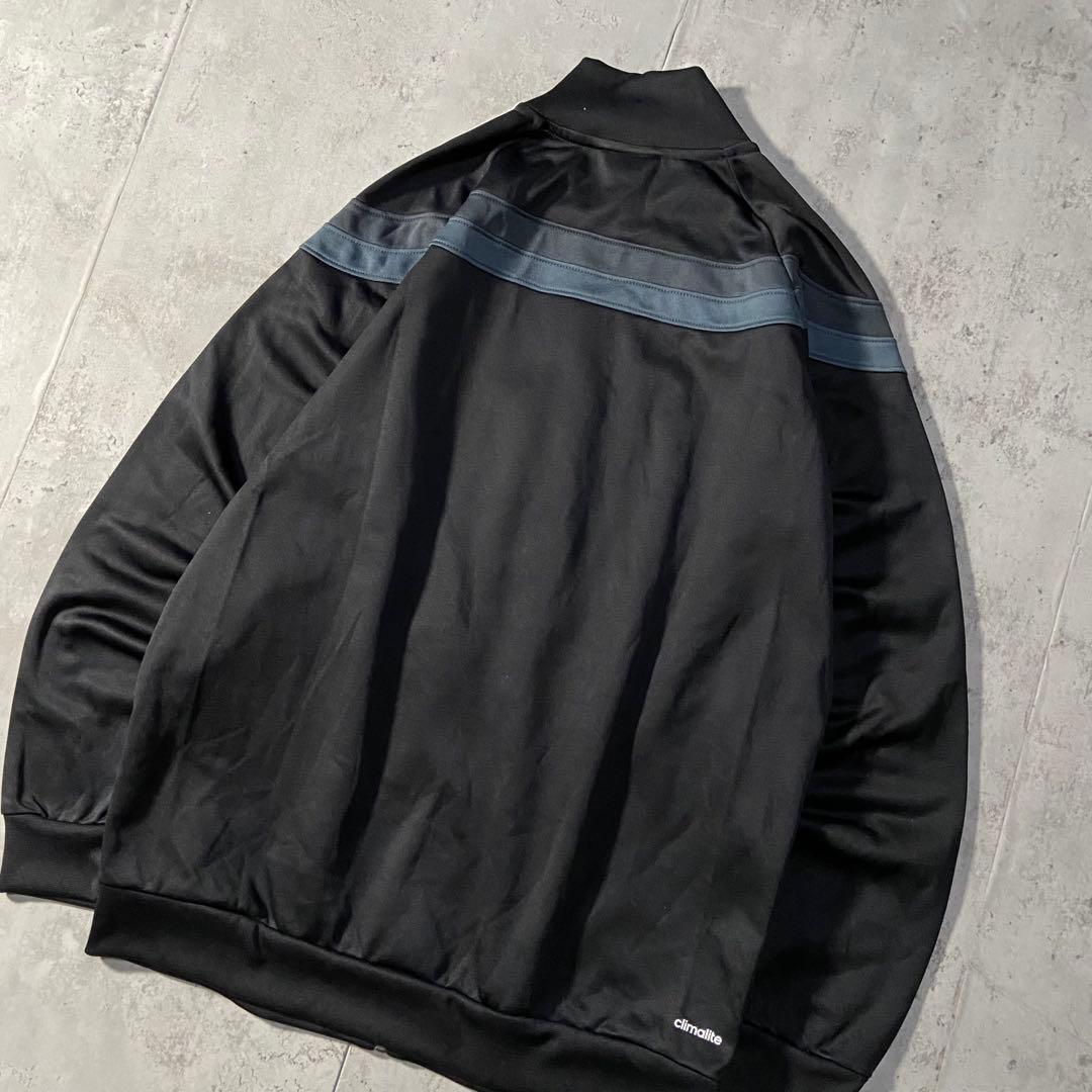 古着 adidas トラックジャケット サッカー メキシコ代表 XL 黒