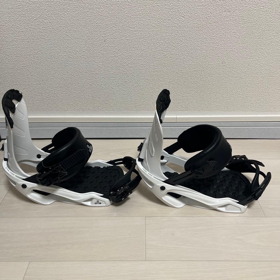 SALOMON スノーボードビンディング ホワイト