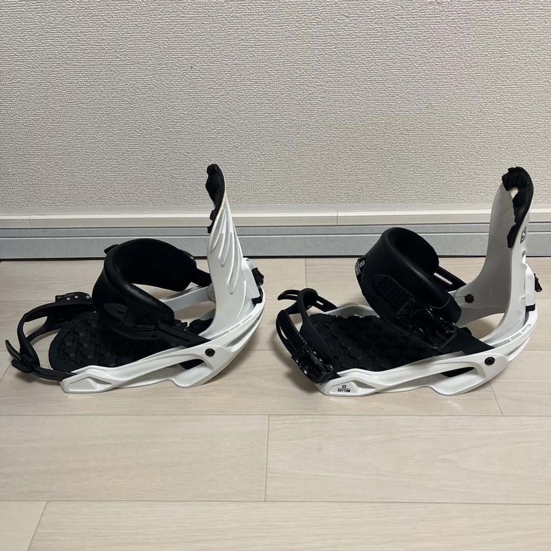 SALOMON スノーボードビンディング ホワイト