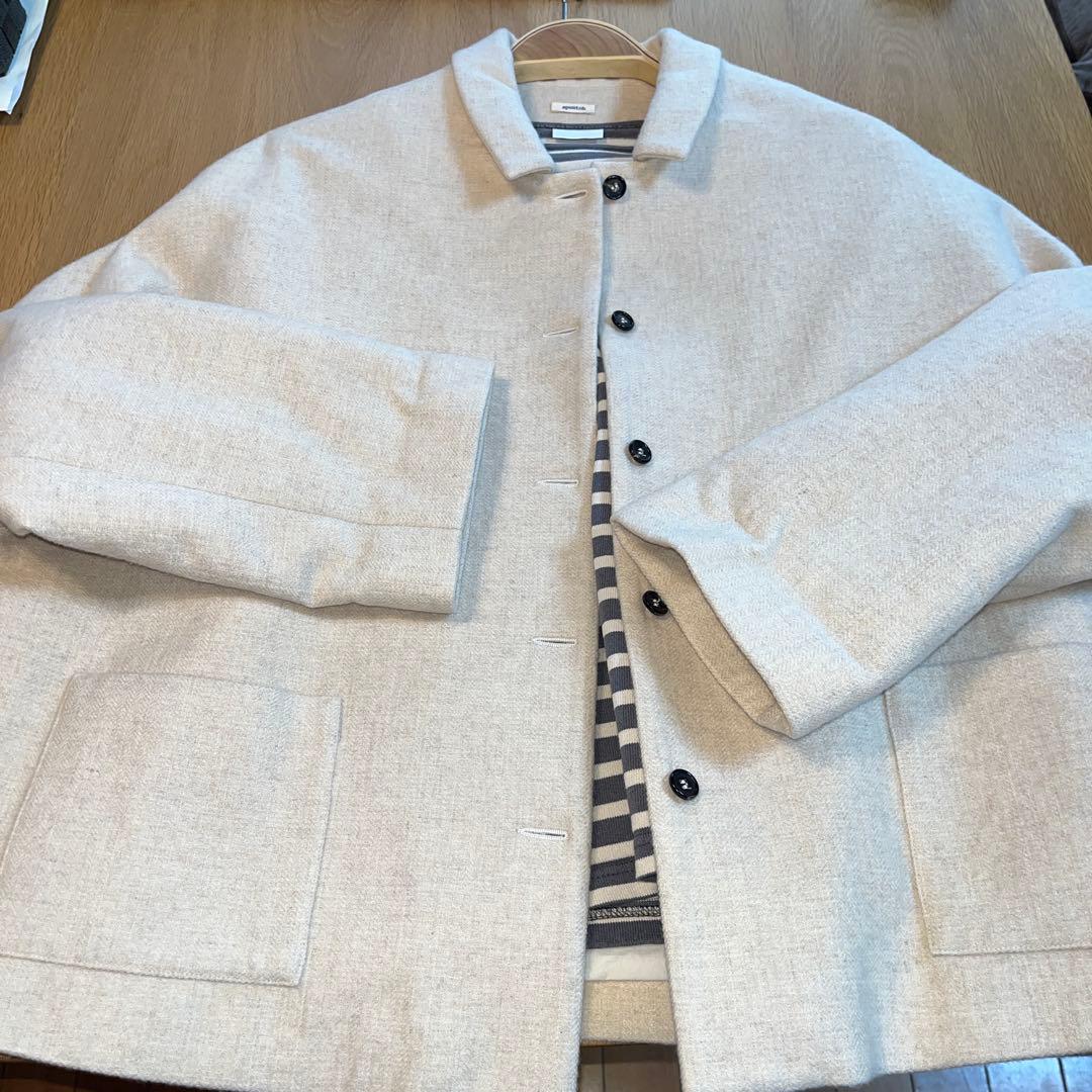 apuntob 生成り　ジャケット