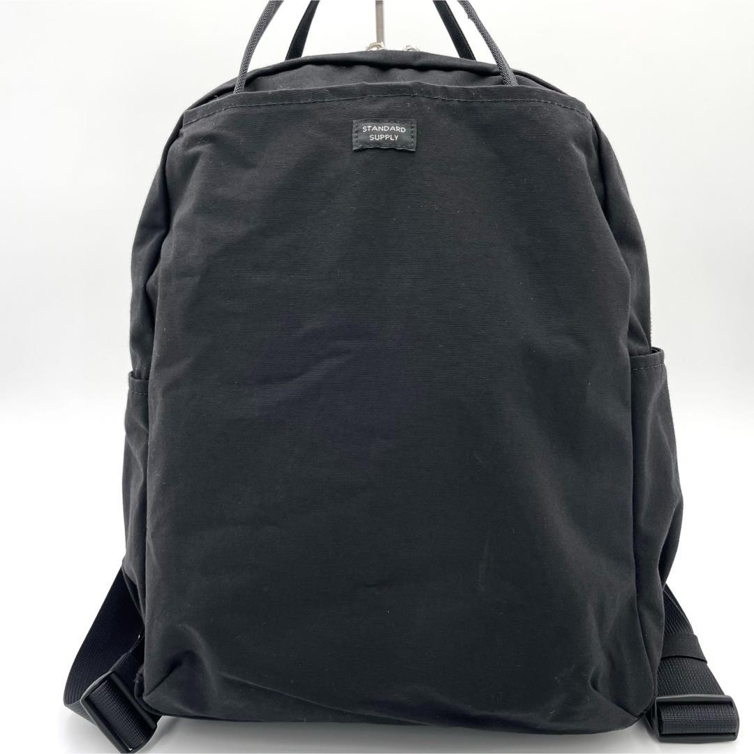 スタンダードサプライ　ワラビー　2way トートバッグ　リュック　デイパック　黒