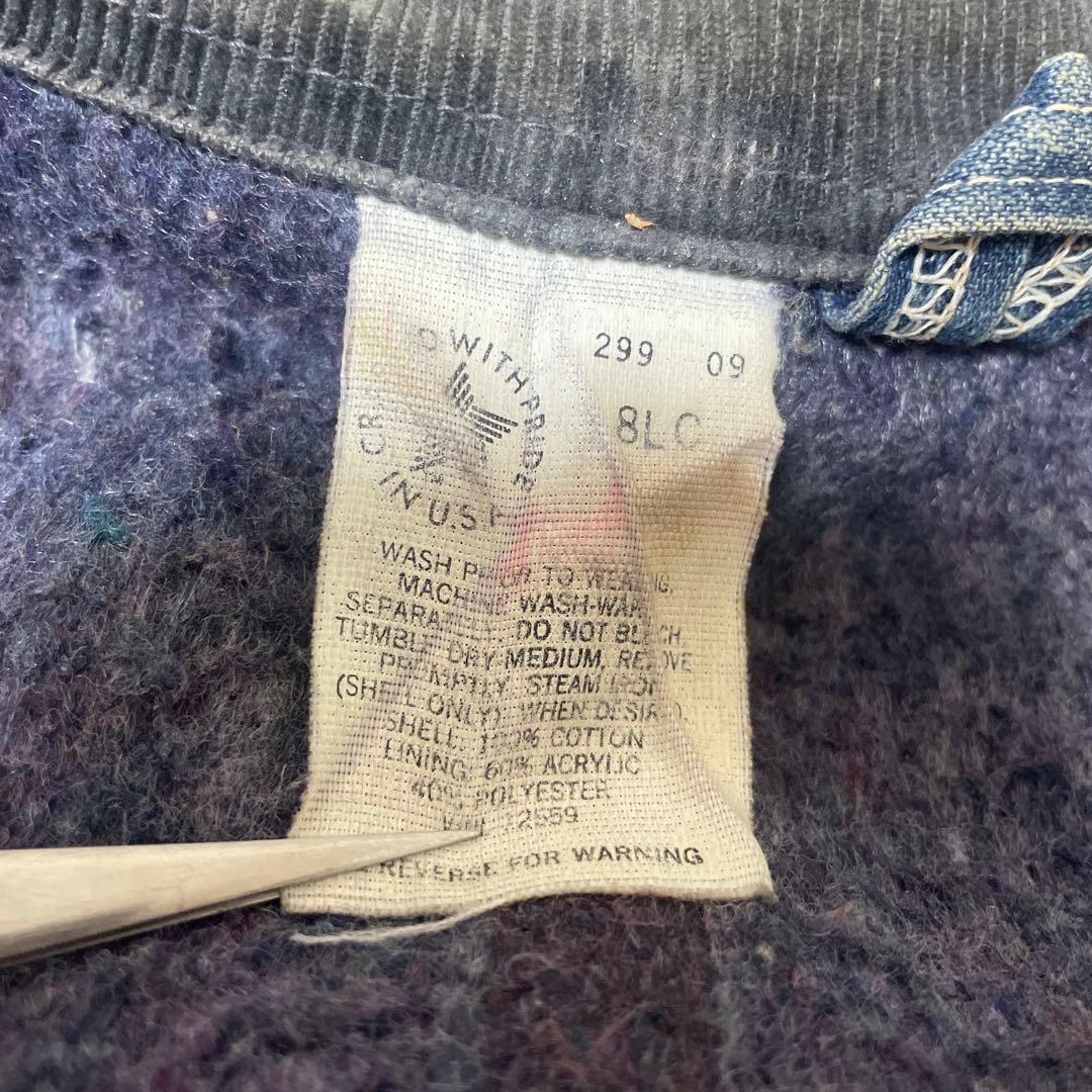 90’s カーハート　デニム　ブランケット　ミシガン　チョアジャケット