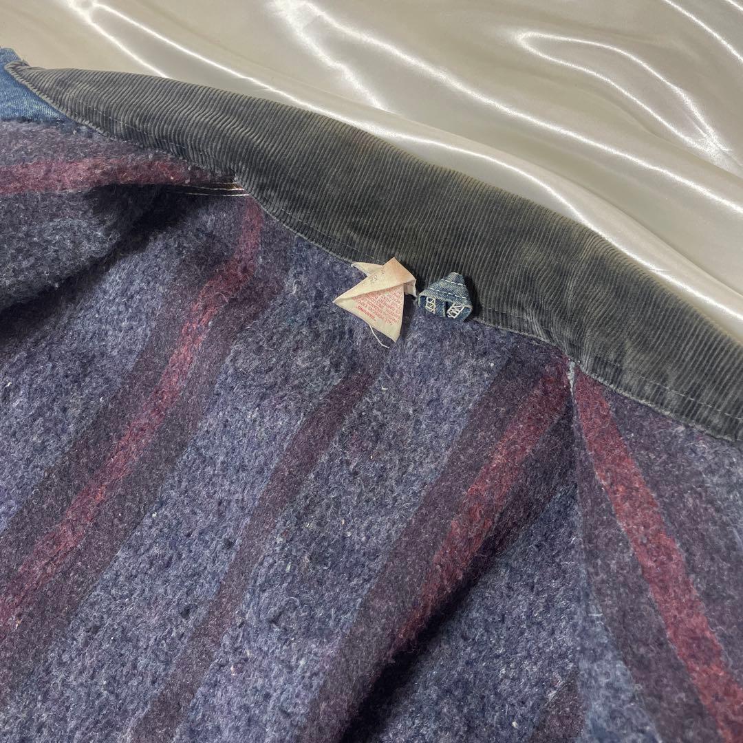 90’s カーハート　デニム　ブランケット　ミシガン　チョアジャケット