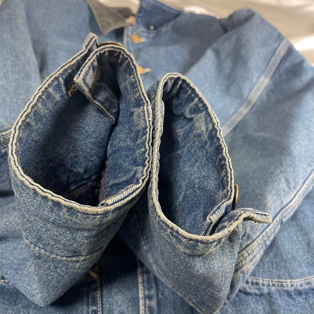 90’s カーハート　デニム　ブランケット　ミシガン　チョアジャケット