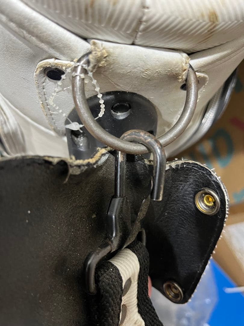 OAKLEY ゴルフバッグ・キャディバッグ ホワイト　ヘッドカバー付き