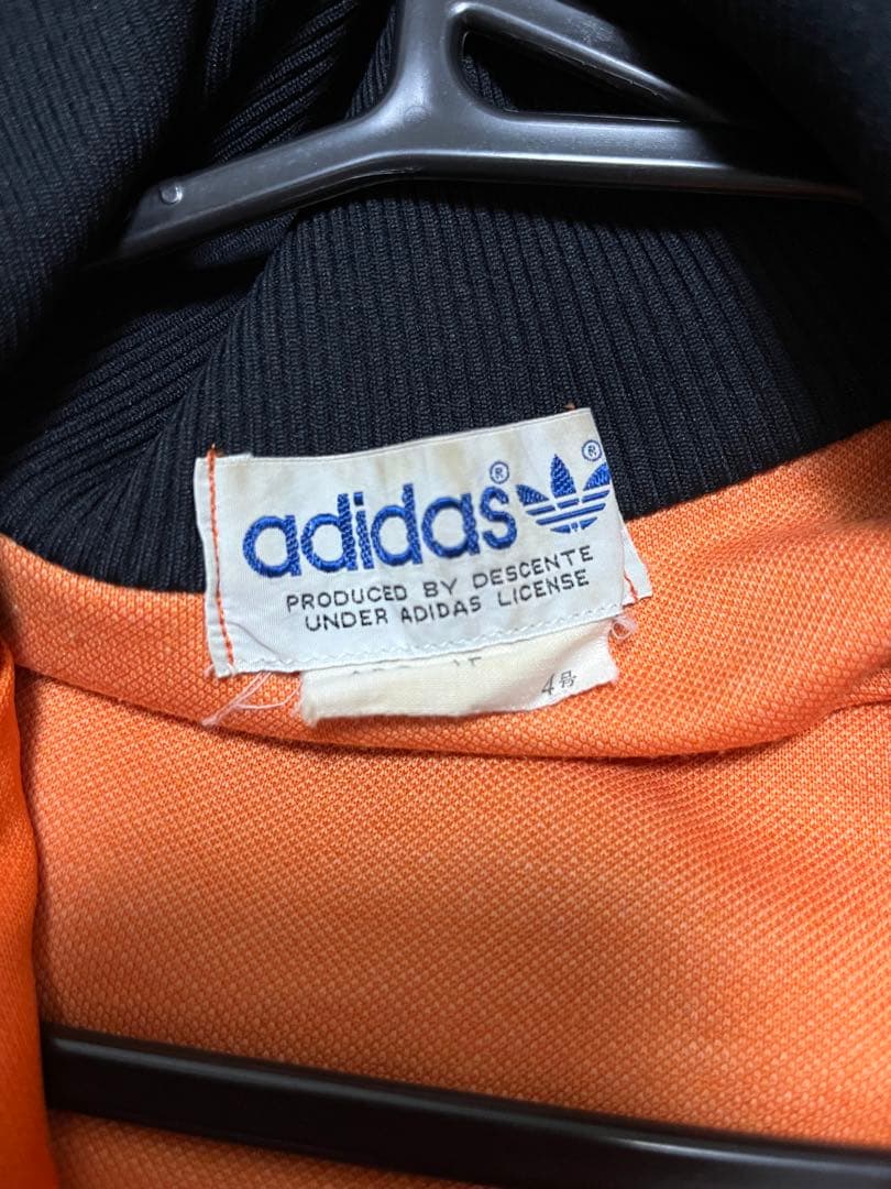 4号 adidas 80s デサント製 トラックジャケット 小松菜奈 ジャージ
