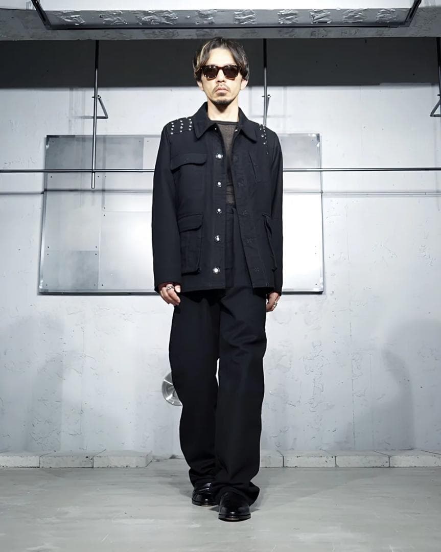 美品✨NAMACHEKO KEAN TROUSER スタッズ トラウザー パンツ