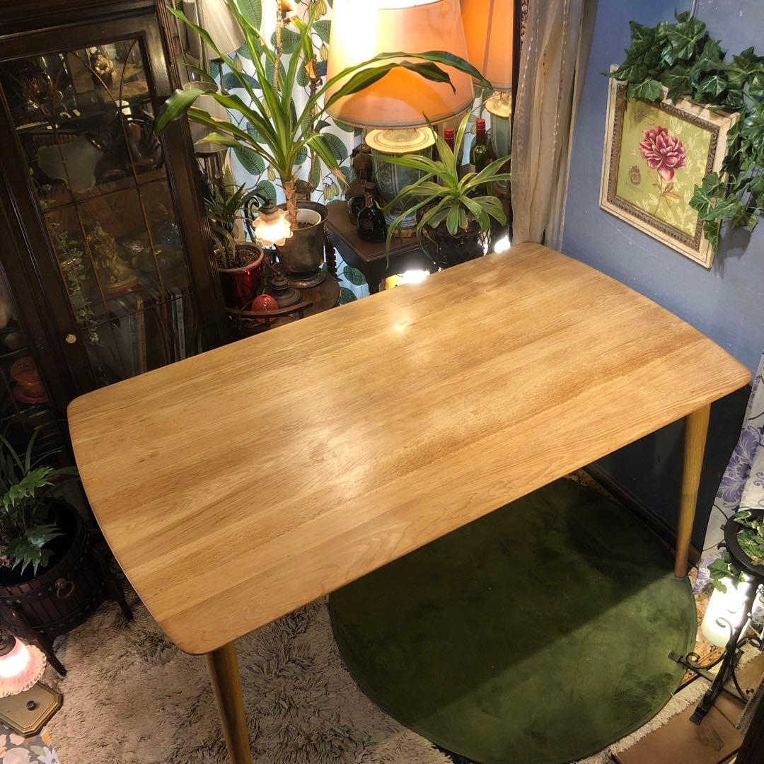 ヴィンテージ IDC OTSUKAオークソリッド　テーブル