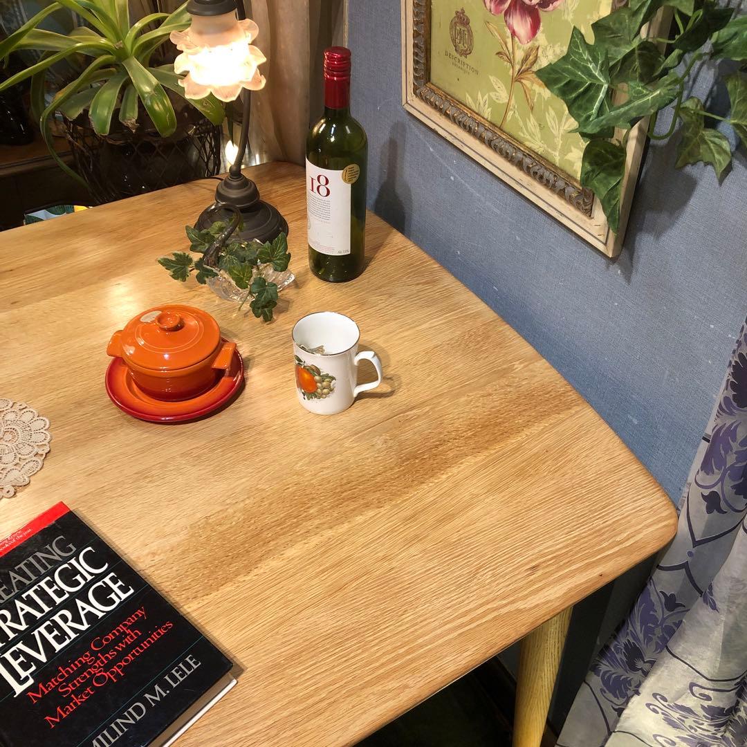 ヴィンテージ IDC OTSUKAオークソリッド　テーブル